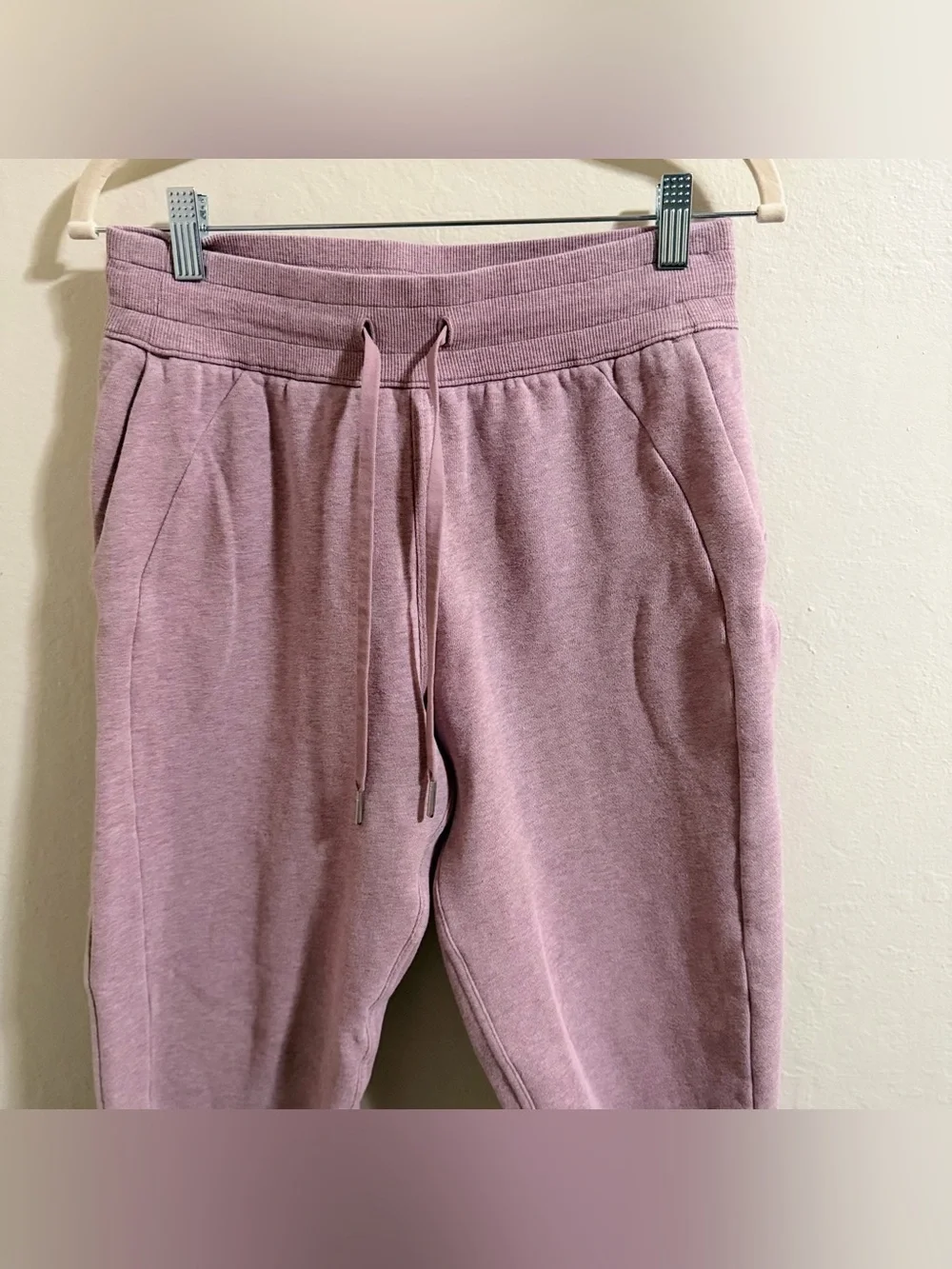 Lululemon Scuba High-Rise athletic Jogger 6 Pink Taupe Heathered Sweatpants 25